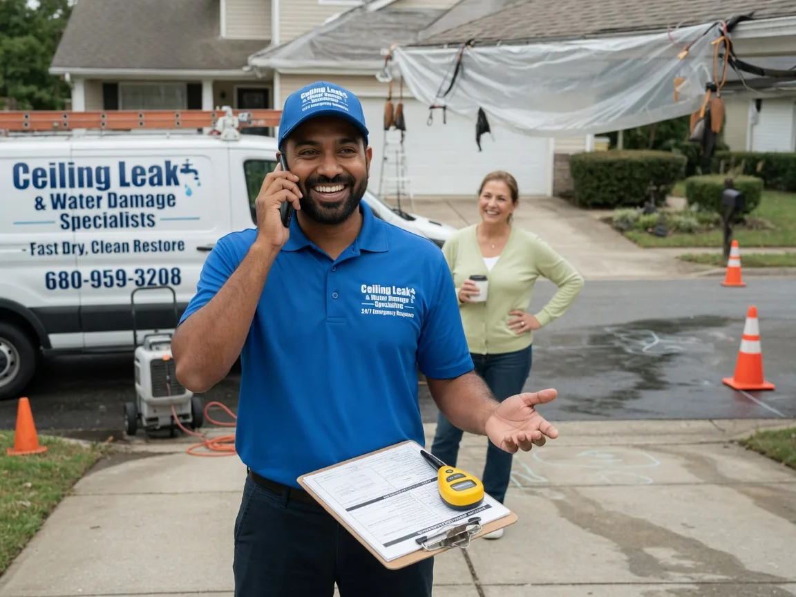 Ceiling Leak Cleanup Fair Grove, MO FAQs